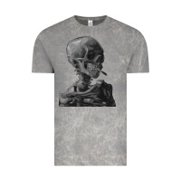 Cloud Rock Vincent Van Gogh Skull of a SkeletonVintage Halloween Skull Vintage Tee - minhPixels