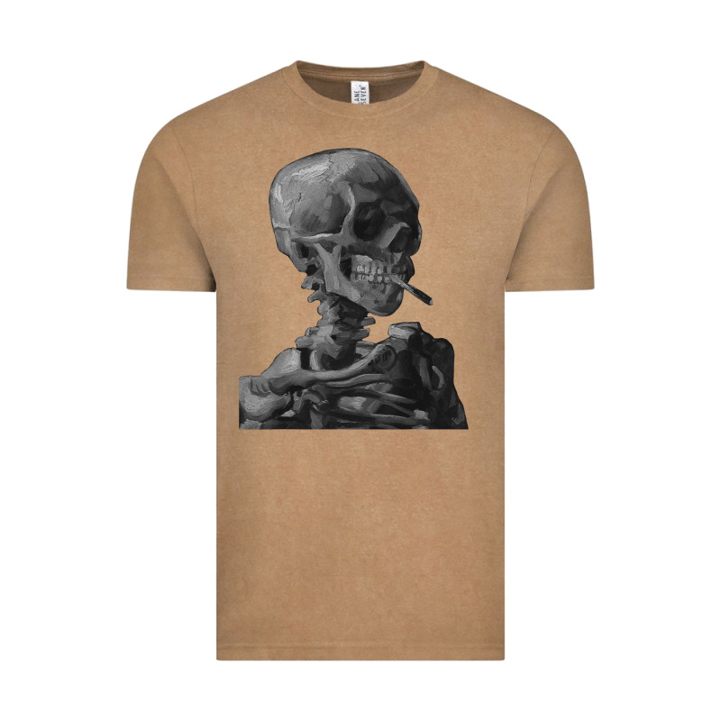 Vincent Van Gogh Skull Of A Skeletonvintage Halloween Skull Vintage Tee by minhPixels | Teevron
