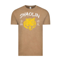 Vintage Coffee Tiger Shaolin Kung Fu Chinese Symbol Wushu Martial Arts Gift Vintage Tee - minhPixels