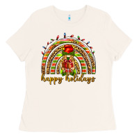 Bone Happy holidays elf gnome Ladies Tee - NancyCooperArtShop