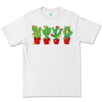 White Christmas Cactuses Premium Tee - MaliasSmallBusiness