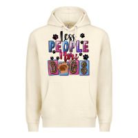 Sandshell less people more dogs Premium Hoodie - FaDigitalArtStudio