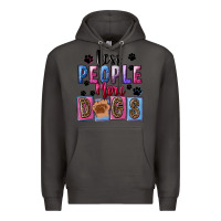 Smoke less people more dogs Premium Hoodie - FaDigitalArtStudio