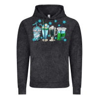 Vintage Arctic winter coffee cup Vintage Hoodie - texasbilliewilder