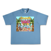 Pebble Blue summer vibes Urban Heavy Tee - NancyCooperArtShop