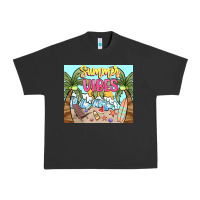 Pigment Black summer vibes Urban Heavy Tee - NancyCooperArtShop