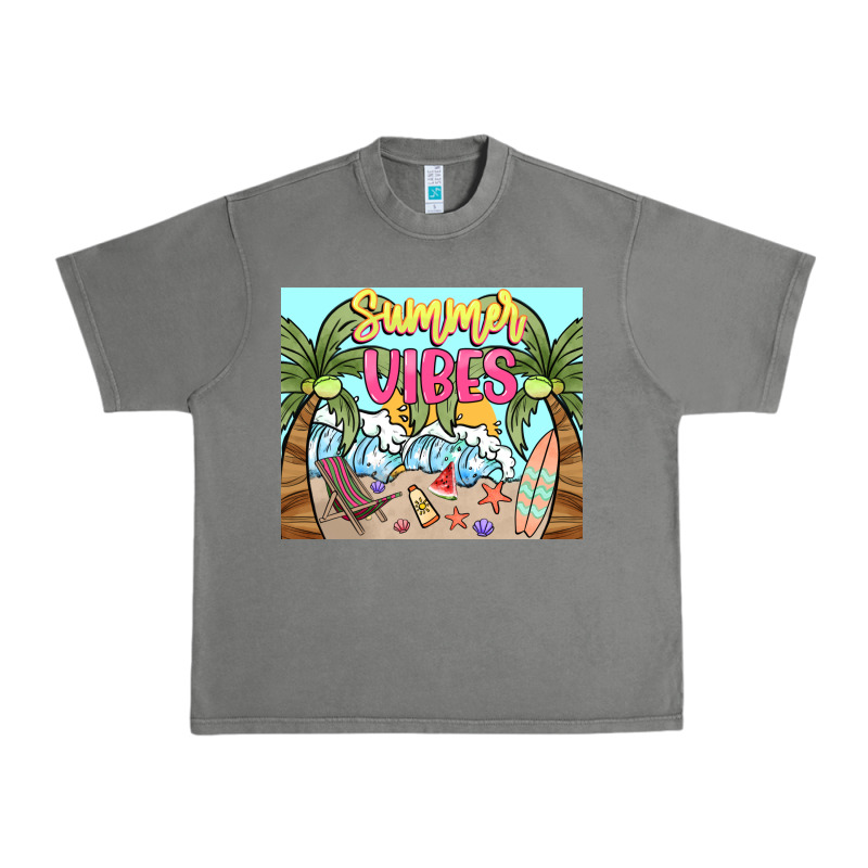 Summer Vibes Urban Heavy Tee by NancyCooperArtShop | Teevron