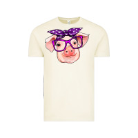 Vintage Arctic pig with bandana Vintage Tee - RanaPortraitStore