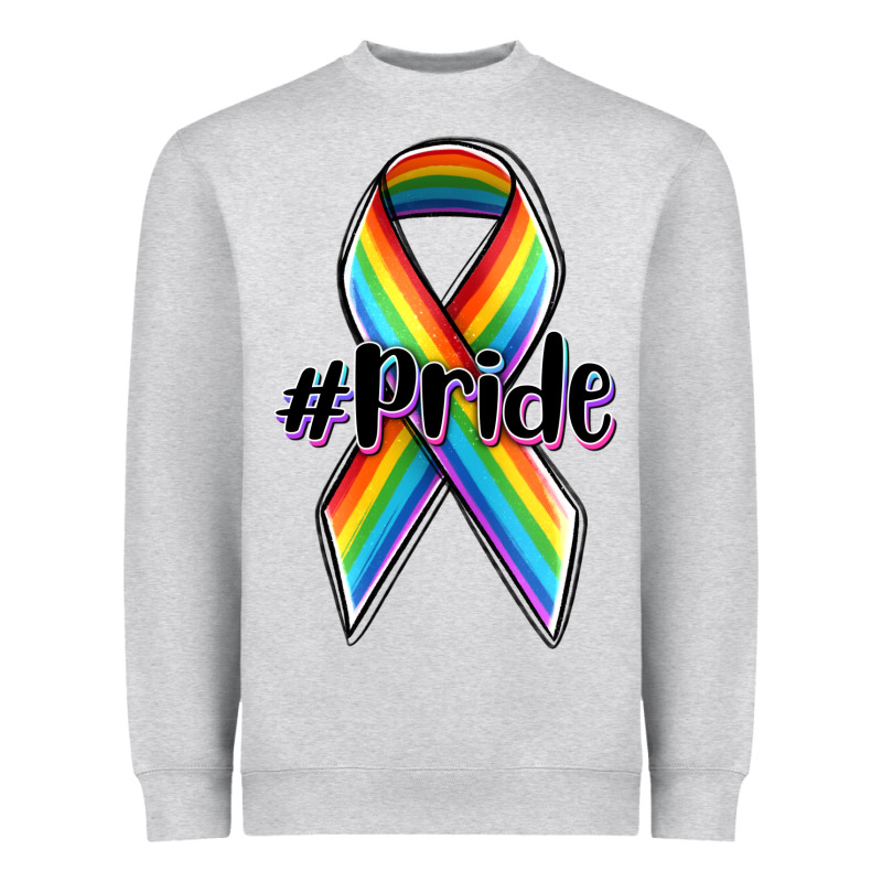 Pride Lgbtq Awareness Ribbon Heavyweight Sweatshirt by OliviaCreatesArt | Teevron