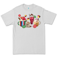 Dove Grey mexico dessert coffee cups Premium Tee - MaliasSmallBusiness