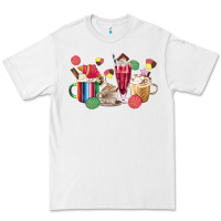 White mexico dessert coffee cups Premium Tee - MaliasSmallBusiness
