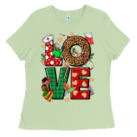 Matcha Love Nurse Christmas Ladies Tee - NancyCooperArtShop