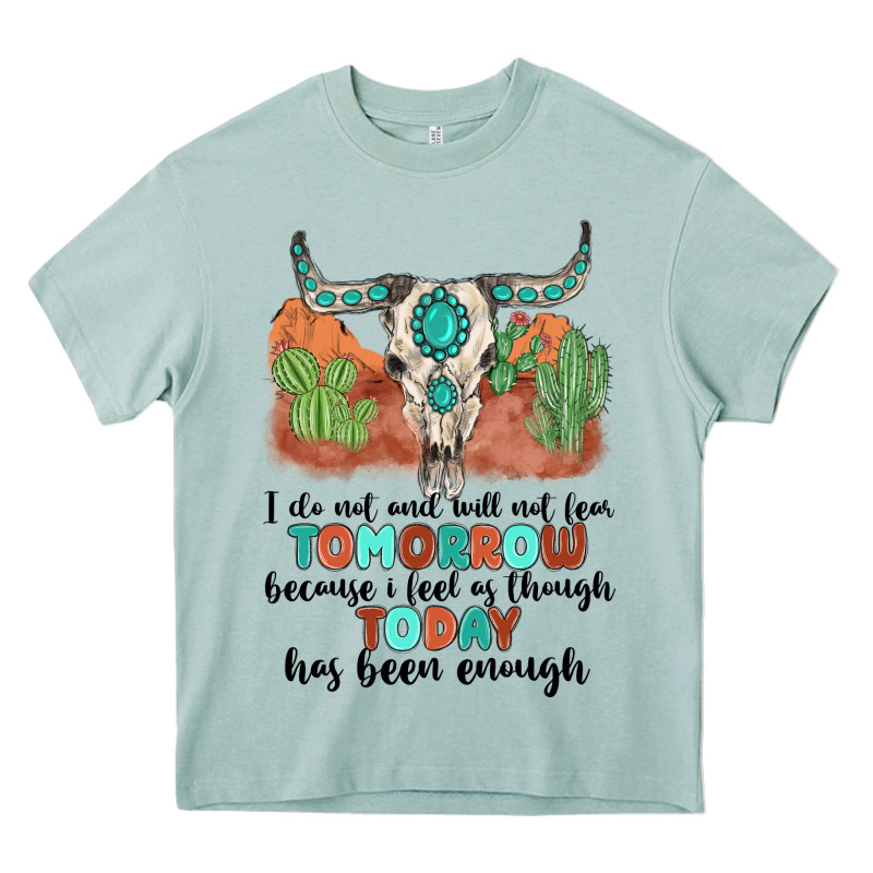 I Do Not And Will Not Fear Tomorrow Heavy Core Tee by MaliasSmallBusiness | Teevron