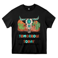 Black i do not and will not fear tomorrow Heavy Core Tee - MaliasSmallBusiness