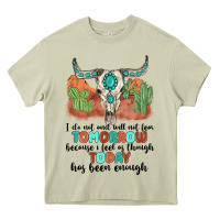 Mossy i do not and will not fear tomorrow Heavy Core Tee - MaliasSmallBusiness