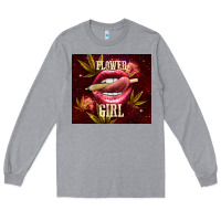 Heather Grey flower girl Long Sleeve Tee - TumblerDesignByShophia