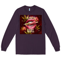 Plum flower girl Long Sleeve Tee - TumblerDesignByShophia