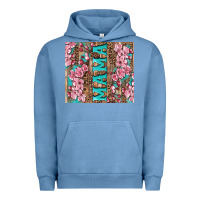 Pigment Pebble Blue cherry blossoms mama tumbler Urban Hoodie - Artiststas