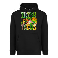 Black Irish i Had Tacos Heavyweight Hoodie - CowhideDigitalArt