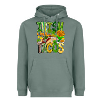 Sage Irish i Had Tacos Heavyweight Hoodie - CowhideDigitalArt