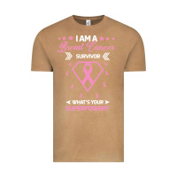 Vintage Camel I am a Breast Cancer Survivor What is Your Superpower Vintage Tee - Bettercallsaul