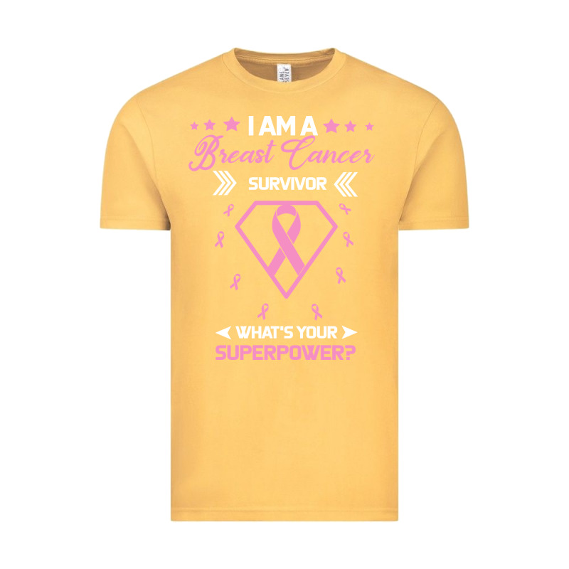 I Am A Breast Cancer Survivor What Is Your Superpower Vintage Tee by Bettercallsaul | Teevron