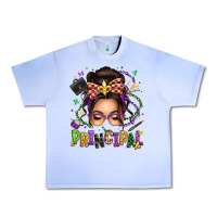 Grape Ice mardi gras principal caucasian messy bun Urban Heavy Tee - texasbilliewilder