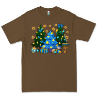 Cacao Hannukah Christmas trees Premium Tee - NancyCooperArtShop