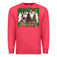 Cardinal merry Christmas Premium Sweatshirt - CowhideDigitalArt
