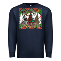 Navy merry Christmas Premium Sweatshirt - CowhideDigitalArt
