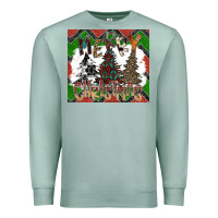 Seafoam merry Christmas Premium Sweatshirt - CowhideDigitalArt