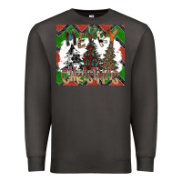 Smoke merry Christmas Premium Sweatshirt - CowhideDigitalArt
