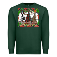 Sports Green merry Christmas Premium Sweatshirt - CowhideDigitalArt