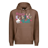 Chestnut Happy Easter Y'all Premium Hoodie - BundleAndBundleShop