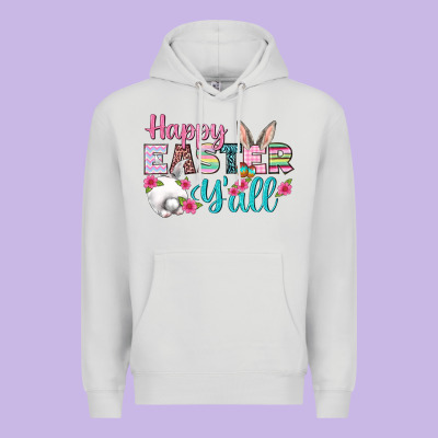 Happy Easter Y'all Premium Hoodie Designed By Bundleandbundleshop