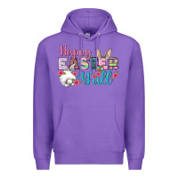 Purple Happy Easter Y'all Premium Hoodie - BundleAndBundleShop