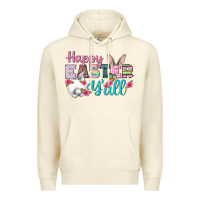 Sandshell Happy Easter Y'all Premium Hoodie - BundleAndBundleShop