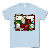 Dusty Blue happy holidays gnomes Christmas Truck Classic Tee - Bettercallsaul