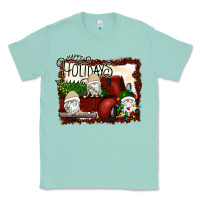 Seafoam happy holidays gnomes Christmas Truck Classic Tee - Bettercallsaul