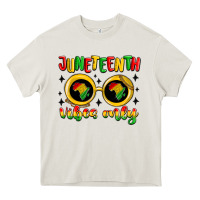 Cream juneteenth vibes only Heavy Core Tee - MaliasSmallBusiness