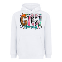 White gigi bunny Heavyweight Hoodie - CowhideDigitalArt