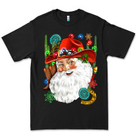 Black Cowboy Santa Premium Tee - NancyCooperArtShop