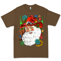 Cacao Cowboy Santa Premium Tee - NancyCooperArtShop