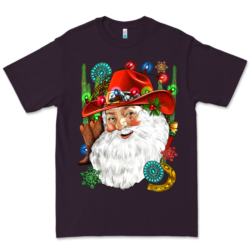 Cowboy Santa Premium Tee by NancyCooperArtShop | Teevron