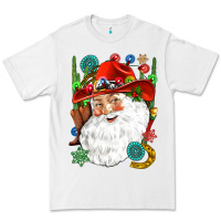White Cowboy Santa Premium Tee - NancyCooperArtShop