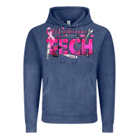Vintage Denim Breast Cancer Maintenance Tech Vintage Hoodie - texasbilliewilder