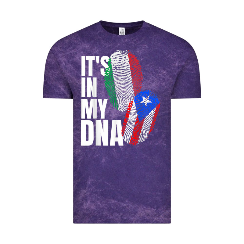 Italian And Puerto Rican Dna Mix Flag Heritage Gift Vintage Tee by minhPixels | Teevron