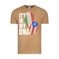 Vintage Camel Italian And Puerto Rican DNA Mix Flag Heritage Gift Vintage Tee - minhPixels