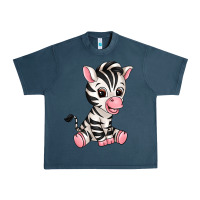 Midnight Navy zebra Urban Heavy Tee - texasbilliewilder