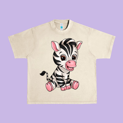 Zebra Urban Heavy Tee Designed By Texasbilliewilder